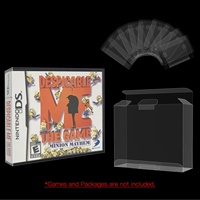 Boîte de protection transparente en PET pour cartouche de jeu NDS US, étui de rangement anti-poussière pour Nintendo DS, boîte de présentation