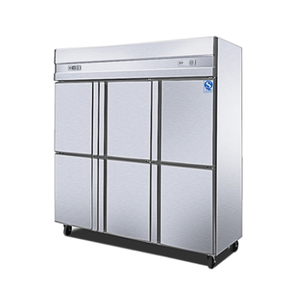 Réfrigérateur vertical professionnel en acier inoxydable à quatre portes avec congélateur intégré FULLKT304 – Vente en gros à chaud - Product Image 6
