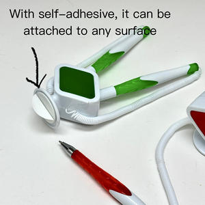 促销双包定制圆珠笔，带链和办公室/银行/酒店支架 - Product Image 2