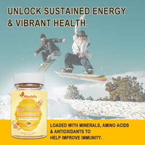 Private Label <span class=keywords><strong>Pollen</strong></span> d'abeille 1000MG Gummies Propolis d'abeille Gummies Supplément de <span class=keywords><strong>pollen</strong></span> d'abeille sans sucre pour l'immunité et la santé de la peau - Product Image 5