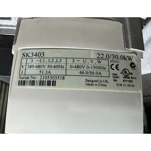 SK3403 22/30kw 380/480V มือสองสภาพดี SK3403 SK3403 22/30kw 380/480V มือสองสภาพดี SK3403 - Product Image 4