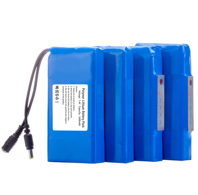 Custom Polymer Lithium Battery Packs 18650 21700 32700, Voltage 3.7V, 7.4V, 11.1V, Capacity 2200mAh, 3500mAh, 5000mAh