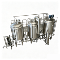 Système de brassage de bière automatisé Brewtech pour brasserie commerciale, capacité 3000L 3V