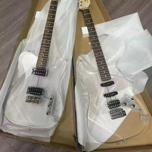 <span class=keywords><strong>Guitarra</strong></span> Eléctrica OEM de Alta Calidad con Cuerpo de Acrílico/Madera de 6 Cuerdas <span class=keywords><strong>para</strong></span> <span class=keywords><strong>Principiantes</strong></span> y Bajo de 6 Cuerdas de Nivel Básico con Laterales de Arce - Product Image 1