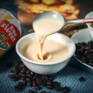 Modulation du thé de style Hong Kong Lait condensé Lait évaporé plein rempli 390g Boîtes Protéines 7.3 Lait évaporé - Product Image 4