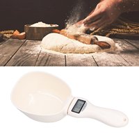Balacoo – Tasse et cuillères doseuses numériques pour aliments pour chiens, alimentées par batterie, avec rétroéclairage LCD, pour la cuisine