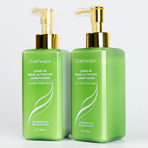 Crème réparatrice à la kératine pour cheveux abîmés, contrôle des frisottis, après-shampoissant sans rinçage pour cheveux bouclés - Product Image 1