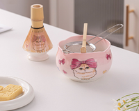 Coffret Cadeau Thé Matcha Japonais Cérémoniel Personnalisé avec Logo, Kit Fouet à Matcha Chasen 5 Pièces