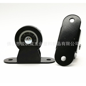 Furniture Caster 38mm Swivel Silent Black Wheel For Drawer Cabinet <b>Bed</b> Frame - Product Image 1