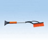 Brosse à neige en plastique, grattoir à glace, grattoir à neige avec poignée en EVA, outils de nettoyage pour voiture