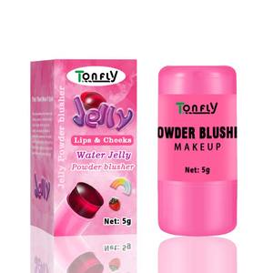 Tonfly Fruit Jelly Blush Stick Strawberry Rose Tint Color <span class=keywords><strong>de</strong></span> mejilla Ilumina labios y mejillas Rouge Maquillaje resistente al agua duradero - Product Image 1