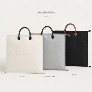 Sac de rangement pour vêtements en tissu Oxford personnalisable, housse de costume zippée grande capacité avec poignée pour achat en gros - Product Image 2