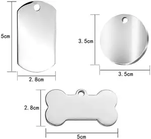 Oem Fabriek Ondersteuning Spuitgieten Grave Tags Metalen Dog Tag Logo Met Uw Ontwerp