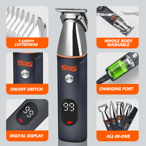 Recortadora Nasal DSP para Hombre, Oferta, Mejores Cortadoras de Pelo Inalámbricas Multi-cabezal para Hombre, Eléctricas, de Acero Inoxidable, Personalizadas, 5W - Product Image 5