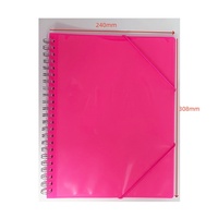 Fournitures de papeterie A4 PP couverture 40 feuilles affichage livre affichage clearbook Transparent protecteur clair Document dossier
