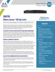 Interruptor InfiniBand HDR <span class=keywords><strong>de</strong></span> Mellanox Quantum(TM), 30 <span class=keywords><strong>puertos</strong></span> QSFP56, 2 fuentes <span class=keywords><strong>de</strong></span> alimentación (CA), <span class=keywords><strong>de</strong></span> doble núcleo X86, 1 unidad - Product Image 3