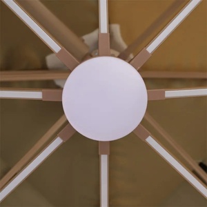<span class=keywords><strong>Parasol</strong></span> de terrasse moderne à LED 3x3m, style romain, pour cour et jardin, avec mât en aluminium, livraison rapide - Product Image 6