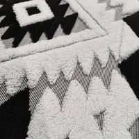 Tapis en velours Shu épais et luxueux au design moderne, sur mesure, pour salon, chambre à coucher, grande taille, tapis jacquard