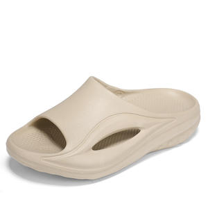 Sandales de plage décontractées pour hommes 2025, respirantes, été, extérieur, antidérapantes, pantoufles d'intérieur, éclairées, salle de bain, semelle épaisse, feutre, plastique - Product Image 1