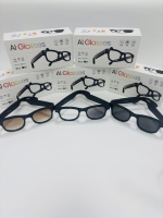 Lunettes Intelligentes G2Pro : Traducteur Sans Fil, Musique, Traduction IA, Réponse aux Appels, Caméra HD, Sport, Autonomie 7 Jours, Câble de Recharge