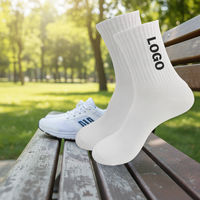 Chaussettes de sport en tissu Performance Blend avec logo personnalisé pour les passionnés de gym