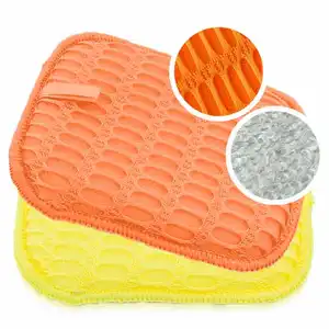 Dish Washing Net Cloths Sponge Scourer Kitchen Dish Washing Sponge Scrubber Odor-Free Net Sponge Can Used for Travel