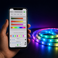 Kit d'éclairage ambiant pour Honda Civic 10e génération 2016-2021, 26 LED, éclairage d'ambiance RGB complet pour l'intérieur, console centrale, panneau de porte