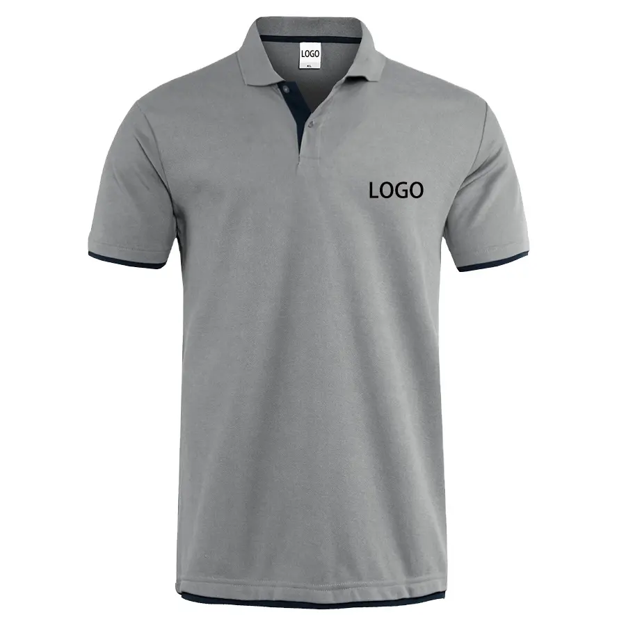 Hoge Kwaliteit Custom Ademend Leeg Geborduurd Gedrukt Plain Golf Sublimatie Katoen Polo Shirts