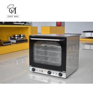 Four à micro-ondes professionnel Chefmax 2KW multifonction à circulation d'air chaud et perspective complète avec fonction de pulvérisation - Product Image 4