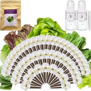 Kit de Recharge de Graines pour Légumes Hydroponiques d'Intérieur Personnalisé, 50 Capsules Biodégradables Respirantes Compatibles avec <span class=keywords><strong>IDOO</strong></span> - Product Image 1