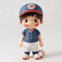 Figurine de collection en PVC écologique, boîte mystère 3D, personnage animal, jouet en vinyle personnalisé, figurine d'action sur le thème de l'anime