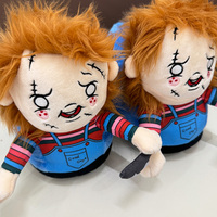 Chaussures personnalisées Chucky Horror Doll Produits transfrontaliers dérivés Ghost Doll Return Soul Plug Slippers Plush Figure