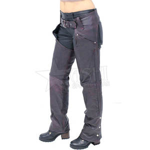 Chaps d'équitation pour femmes entièrement en cuir de qualité supérieure/Chaps de produits d'équitation de haute qualité pour femmes - Product Image 1