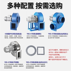YN5-47 Small Industrial Stainless Steel Centrifugal Fan High Temperature Resistant Industrial <b>Smoke</b> & Dust Exhaust Customizable - Product Image 5