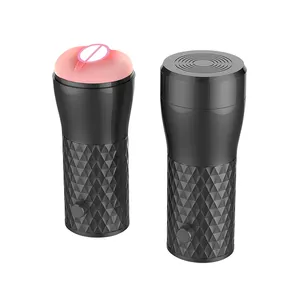 Masturbator Male Customized Pocket Pussy Supple Flexible Odor Free TPE Mini Type Travel Transparent Handheld Pocket Masturbation Cup