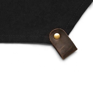 SunYue-<span class=keywords><strong>delantal</strong></span> <span class=keywords><strong>de</strong></span> trabajo <span class=keywords><strong>de</strong></span> lona encerada negra con correas cruzadas ajustable para hombres y mujeres, <span class=keywords><strong>delantal</strong></span> <span class=keywords><strong>de</strong></span> trabajo pesado <span class=keywords><strong>Vintage</strong></span> - Product Image 4