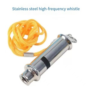 Silbato de Seguridad de Acero Inoxidable, Alta Frecuencia, para Exteriores, Salvavidas, Emergencias, Rescate, Acabado Pulido, Modelo para Senderismo - Product Image 2