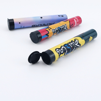 Étui de rangement pour briquet en plastique étanche, accessoires pour fumer, étui à tabac, étui à papier, porte-herbe à rouler avec bouchon à pression