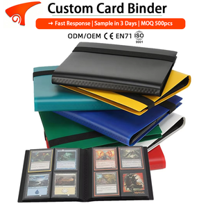สมุดใส่การ์ด Torson Trading Deck Binder 160+ ช่องใส่การ์ด 4 ช่อง พร้อมแถบยางรัด สำหรับการ์ดยูกิโอ สมุดใส่การ์ด PP สำหรับการ์ดยูกิโอ อะไหล่การ์ดเกม - Product Image 1