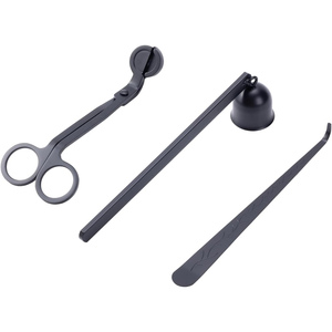 ที่ดับเทียนสแตนเลสแบบขายส่งจำนวนมาก ที่ตัดไส้เทียนสีดำแบบกำหนดเองได้ - Product Image 1