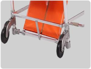 Silla elevadora de escalera 250Kg batería de litio aleación de aluminio eléctrica escalera médica Camilla carro plegable - Product Image 6