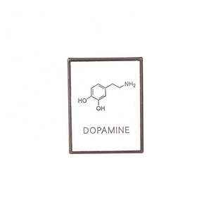 Custom Logo Broche Chemische Moleculaire Structuur Pin Cafeïne Dopamine Serotonine Revers Pin Badge Voor Chemie Pinnen Voor Leraar - Product Image 4