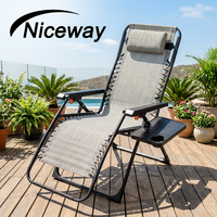 Chaise longue pliante personnalisée en métal OEM pour salon moderne, parc, cour, extérieur, détente et bain de soleil