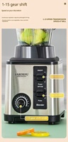 Bardefu 5042 Mixeur multifonctionnel 8-en-1 de 4 L avec 8 lames, style moderne, pour la maison, mixeur, presse-agrumes, machine à smoothies glacés