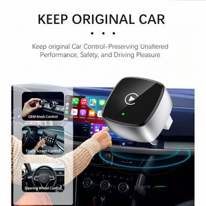 Adaptador Inalámbrico CarPlay 2026, Diseño <span class=keywords><strong>Mini</strong></span> Actualizado, Conexión Plug & Play, Fácil de Usar, Conexión Rápida y Estable para <span class=keywords><strong>iPhone</strong></span> y Android - Product Image 2