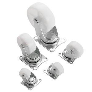 Roulettes pivotantes en PP pour bureaux industriels, tailles de 1 à 3 pouces, roulettes de meubles avec frein - Product Image 1