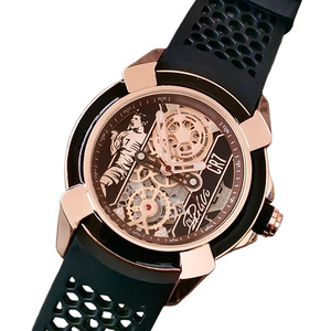 Orologio da Uomo Tourbillon Czech CR7 con Quadrante Grande, Movimento al Quarzo, Cassa in Lega, Cinturino in Silicone, Vetro in Cristallo, Lancette, Stile Business e Moda - Product Image 5