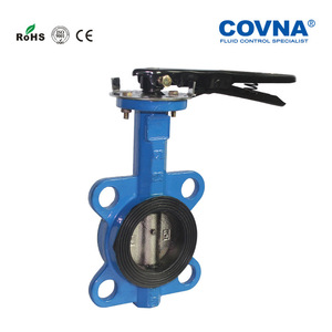 วาล์วผีเสื้อแบบแมนนวล Kovina ตัววาล์วเหล็กดัด  บุยาง EPDM  แบบเอ็กเซนทริคคู่ สำหรับควบคุมการไหลของน้ำ - Product Image 4