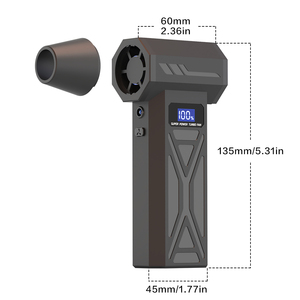 Soffiatore d'Aria Elettrico Senza Fili 110000RPM, Mini Ventilatore Turbo per Pulizia Tastiera PC, Soffiatore ad Aria Compressa - Product Image 5