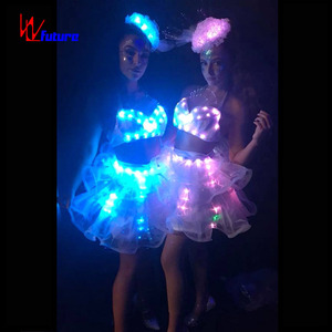 Ensemble de <span class=keywords><strong>jupe</strong></span> <span class=keywords><strong>tutu</strong></span> néon lumineuse LED pour femmes, parfait pour les boîtes de nuit, les soirées rave, les spectacles sur scène, les carnavals et les festivals EDM - Product Image 4